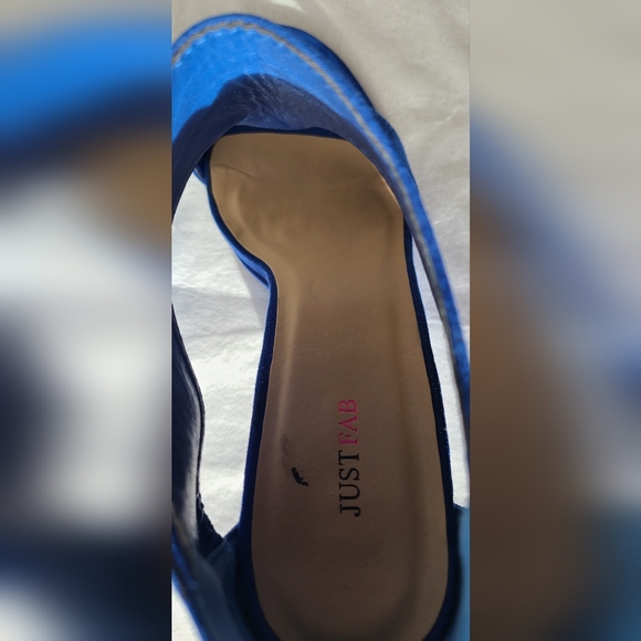 Lorienne Cobalt Wedges - Picture 8 of 16